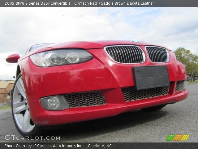 2009 BMW 3 Series 335i Convertible in Crimson Red