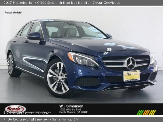 2017 Mercedes-Benz C 300 Sedan in Brilliant Blue Metallic