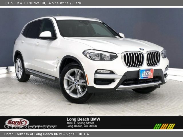 2019 BMW X3 sDrive30i in Alpine White
