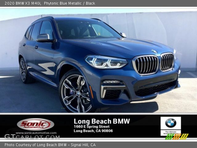 2020 BMW X3 M40i in Phytonic Blue Metallic