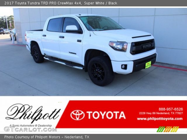 2017 Toyota Tundra TRD PRO CrewMax 4x4 in Super White