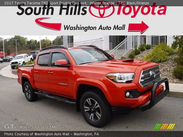 2017 Toyota Tacoma TRD Sport Double Cab 4x4 in Inferno Orange