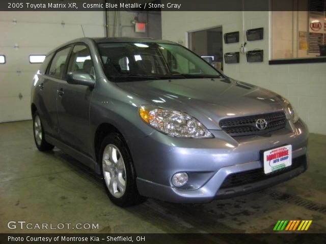 2005 Toyota Matrix XR in Cosmic Blue Metallic