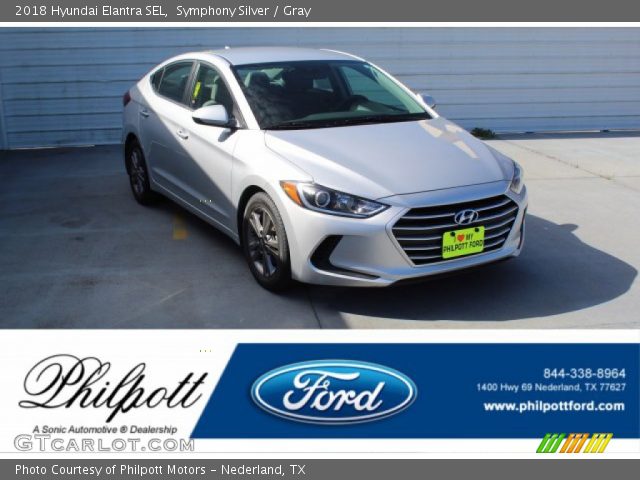 2018 Hyundai Elantra SEL in Symphony Silver