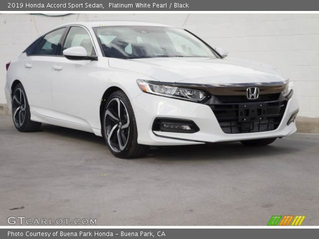 2019 Honda Accord Sport Sedan in Platinum White Pearl