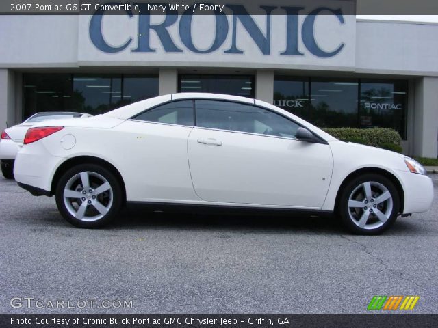 2007 Pontiac G6 GT Convertible in Ivory White