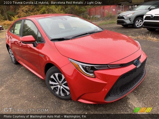 2020 Toyota Corolla LE Hybrid in Barcelona Red Metallic