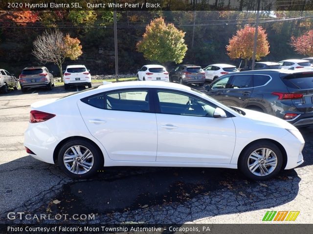 2020 Hyundai Elantra SEL in Quartz White Pearl