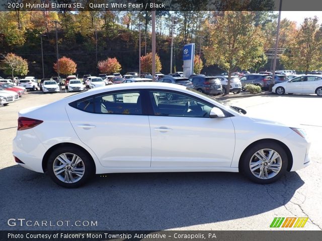2020 Hyundai Elantra SEL in Quartz White Pearl