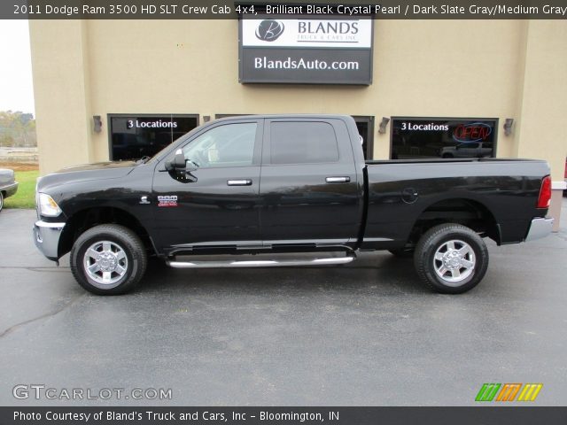 2011 Dodge Ram 3500 HD SLT Crew Cab 4x4 in Brilliant Black Crystal Pearl