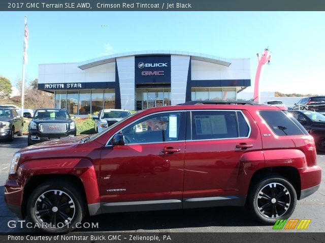 2017 GMC Terrain SLE AWD in Crimson Red Tintcoat