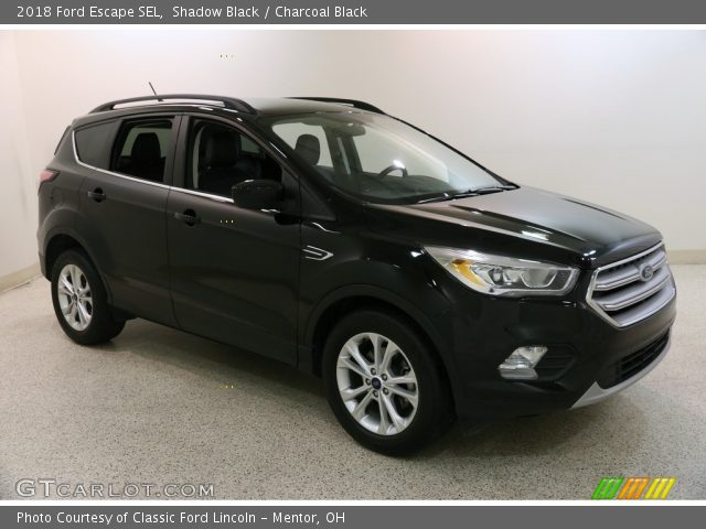 2018 Ford Escape SEL in Shadow Black