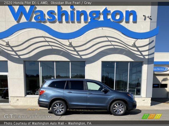 2020 Honda Pilot EX-L AWD in Obsidian Blue Pearl