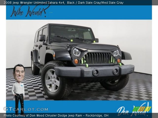 2008 Jeep Wrangler Unlimited Sahara 4x4 in Black