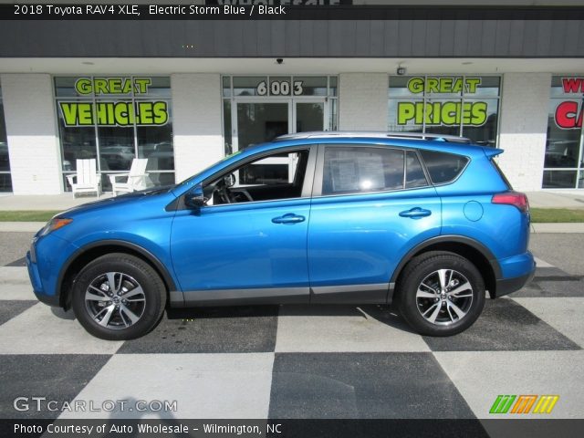 2018 Toyota RAV4 XLE in Electric Storm Blue