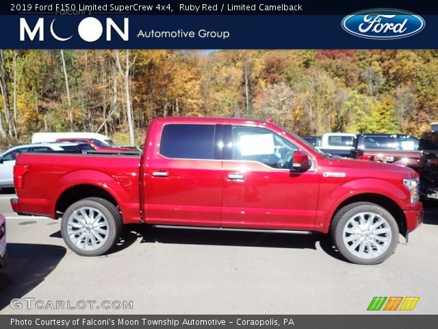 2019 Ford F150 Limited SuperCrew 4x4 in Ruby Red