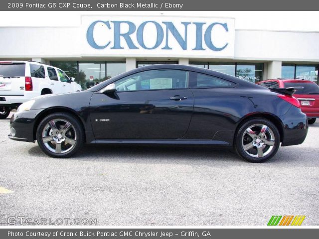 2009 Pontiac G6 GXP Coupe in Carbon Black Metallic