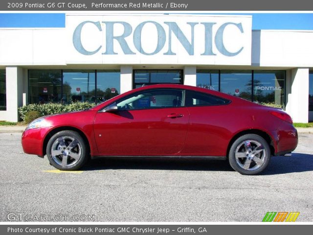 2009 Pontiac G6 GT Coupe in Performance Red Metallic