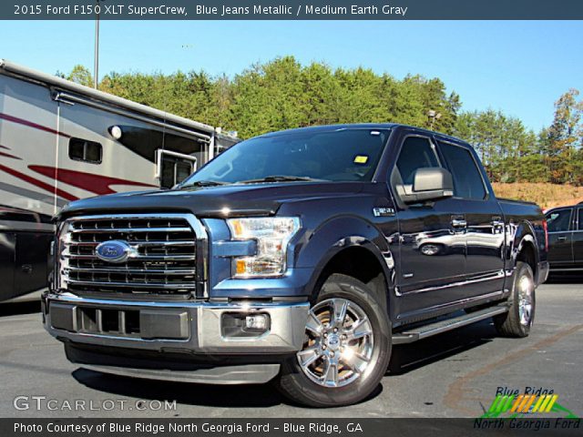 2015 Ford F150 XLT SuperCrew in Blue Jeans Metallic