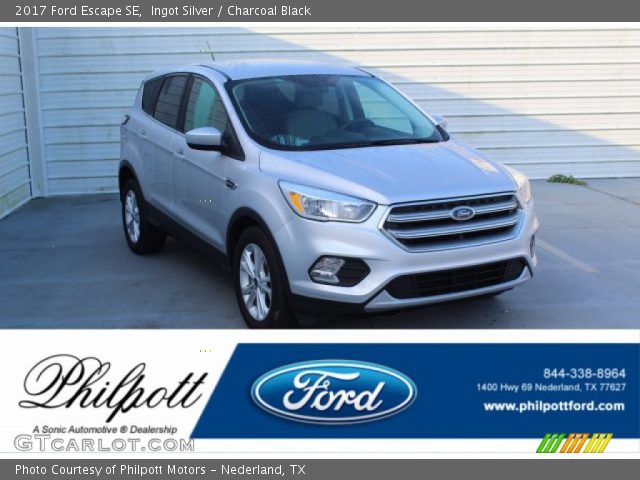 2017 Ford Escape SE in Ingot Silver