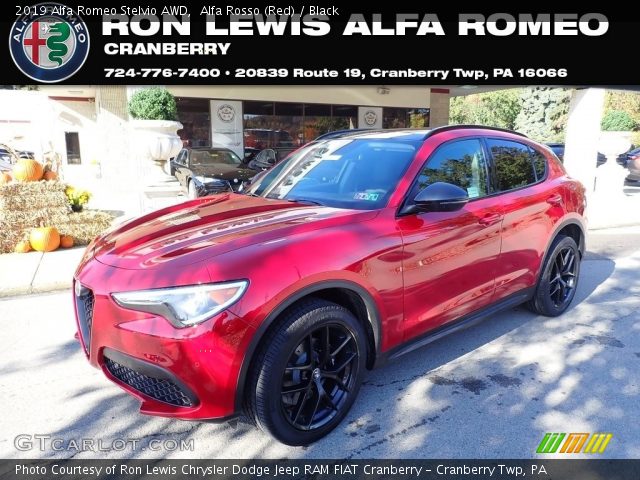 2019 Alfa Romeo Stelvio AWD in Alfa Rosso (Red)