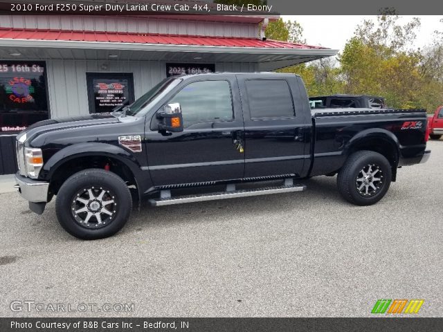 2010 Ford F250 Super Duty Lariat Crew Cab 4x4 in Black