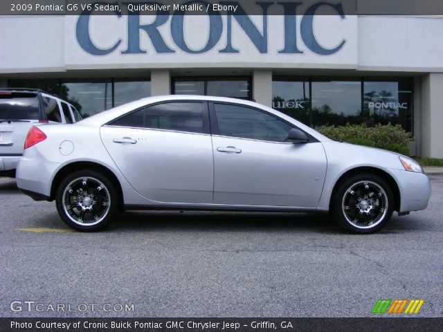 2009 Pontiac G6 V6 Sedan in Quicksilver Metallic