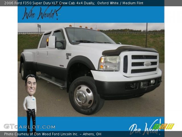 2006 Ford F350 Super Duty XLT Crew Cab 4x4 Dually in Oxford White