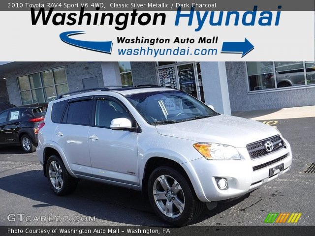 2010 Toyota RAV4 Sport V6 4WD in Classic Silver Metallic