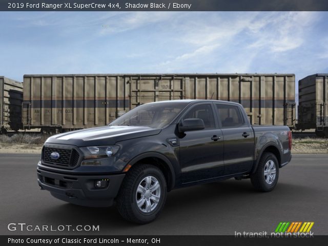 2019 Ford Ranger XL SuperCrew 4x4 in Shadow Black