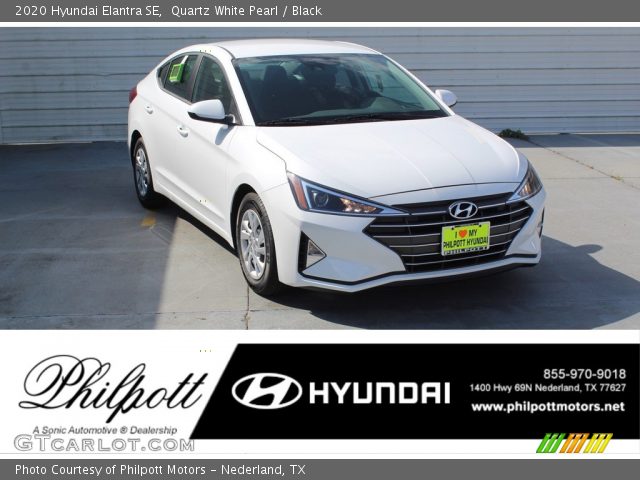 2020 Hyundai Elantra SE in Quartz White Pearl