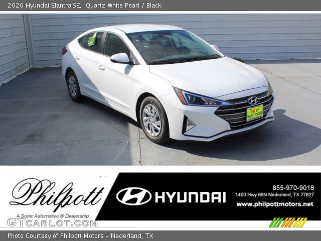 2020 Hyundai Elantra SE in Quartz White Pearl