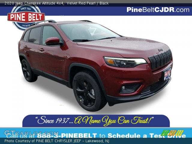 2020 Jeep Cherokee Altitude 4x4 in Velvet Red Pearl