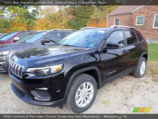 2020 Jeep Cherokee Latitude 4x4 in Diamond Black Crystal Pearl