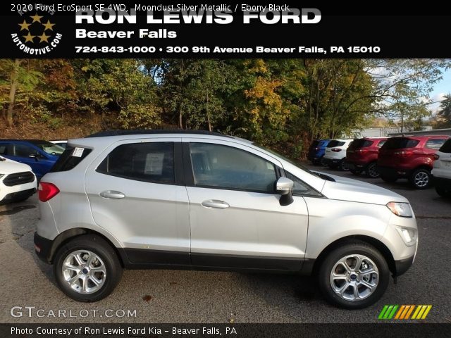 2020 Ford EcoSport SE 4WD in Moondust Silver Metallic