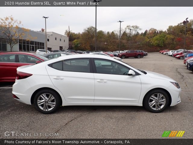 2020 Hyundai Elantra SEL in Quartz White Pearl