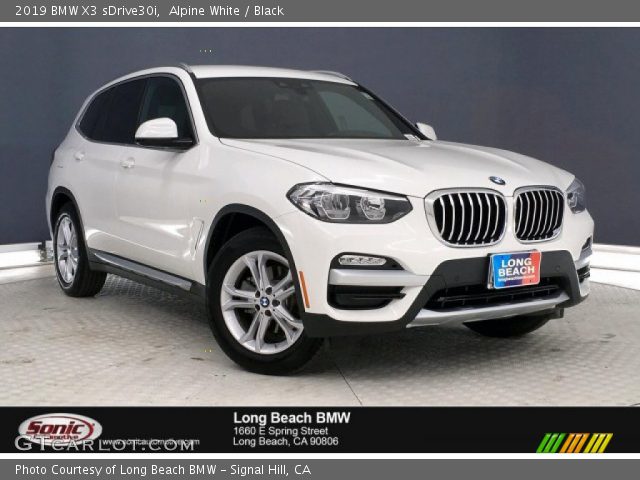 2019 BMW X3 sDrive30i in Alpine White