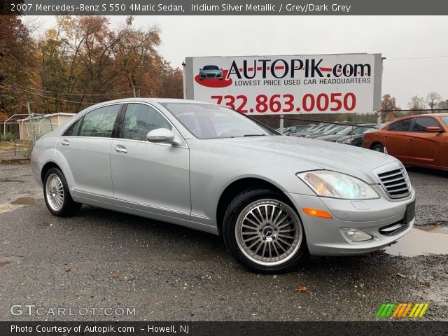 2007 Mercedes-Benz S 550 4Matic Sedan in Iridium Silver Metallic