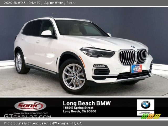 2020 BMW X5 sDrive40i in Alpine White