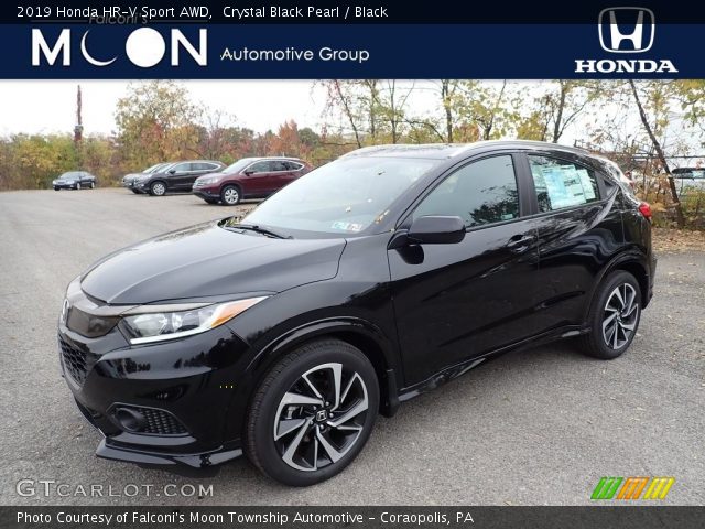 2019 Honda HR-V Sport AWD in Crystal Black Pearl