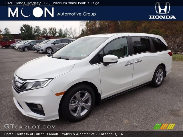 2020 Honda Odyssey EX-L in Platinum White Pearl