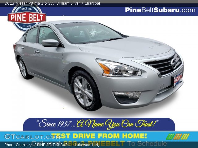 2013 Nissan Altima 2.5 SV in Brilliant Silver