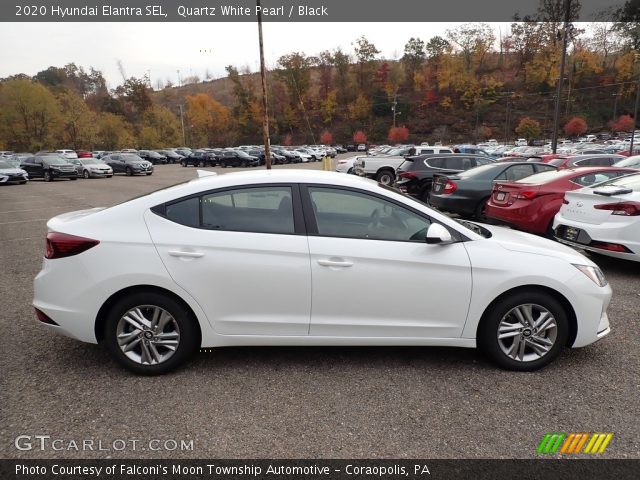 2020 Hyundai Elantra SEL in Quartz White Pearl