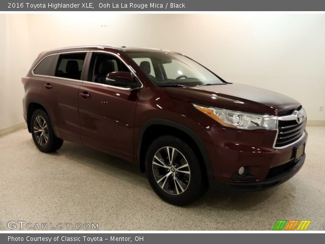 2016 Toyota Highlander XLE in Ooh La La Rouge Mica