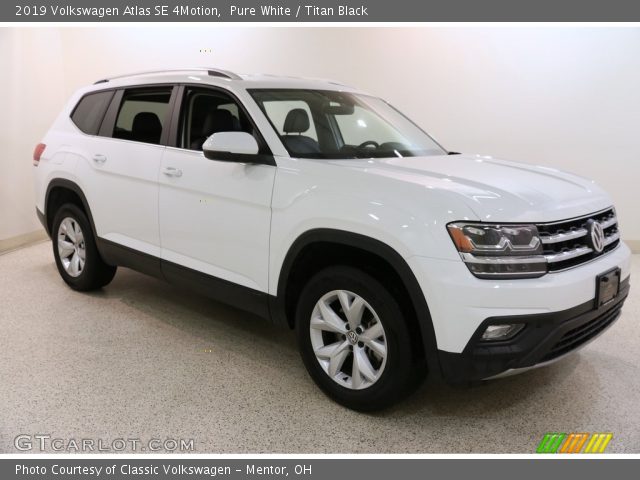 2019 Volkswagen Atlas SE 4Motion in Pure White