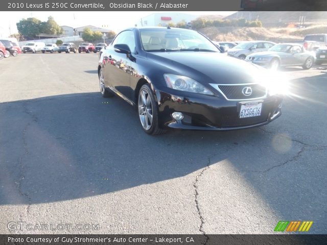 2010 Lexus IS 250C Convertible in Obsidian Black