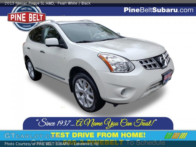 2013 Nissan Rogue SL AWD in Pearl White