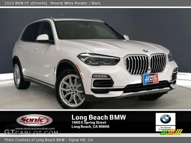2020 BMW X5 sDrive40i in Mineral White Metallic