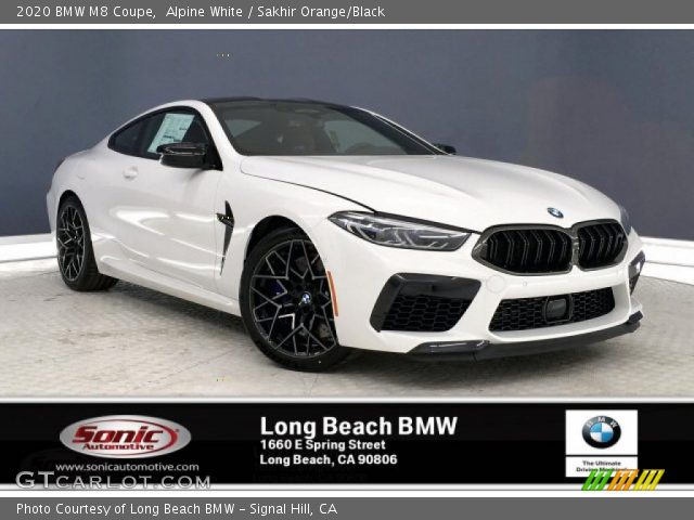 2020 BMW M8 Coupe in Alpine White