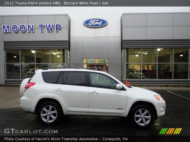 2012 Toyota RAV4 Limited 4WD in Blizzard White Pearl